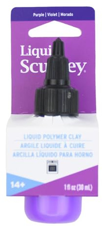 Liquid Sculpey® Liquid Polymer Oven-Bake Clay, Purple, 1 oz. Bottle, Non Toxic