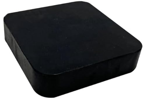 TsoLay Gummi-Dapping-Block, Stempelblock, Juwelierwerkzeug für Schmuck und Stempeln, 4 X 4 X 1