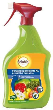 Solabiol Fungicida Polivalente AL, curativo y preventivo listo uso contra las principales enfermedades fúngicas como la monilia, botritis y oidio