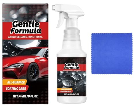 Kit de revêtement en céramique SiO2 400 ml avec nanotechnologie pour rénovation de la peinture de voiture - Brillance protectrice longue durée pour l'extérieur des camions, SUV
