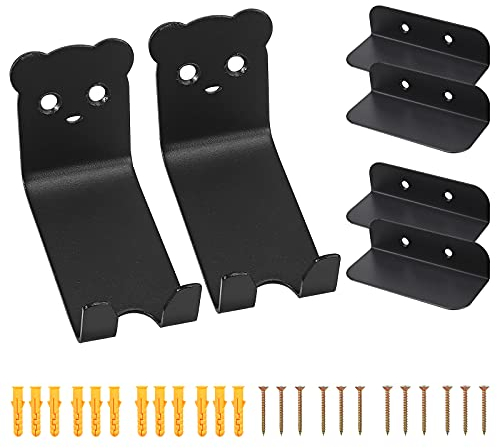 EYPINS Bicycle Wall Mounts Bike Storage Rack Pedal Hanger Hook for Electric, Hybrid, Mountain, Road Bike - Horizontal Wall Mount Bike Stand for Indoor Garage and Home (2 PCS)