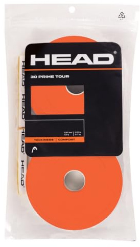 Head Unisex-Adult Prime Tour 30 Pcs Pack Tennis Griffband, Weiss, Einheitsgröße EU
