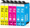 SINOPRINT 35XL Druckerpatronen Kompatibel für Epson 35XL 35 XL Multipack für Workforce Pro WF-4720 WF-4725 WF-4730 WF-4740 WF-4720DWF WF-4725DWF WF-4730DTWF WF-4740DTWF(2 Cyan, 2 Magenta, 2 Gelb)
