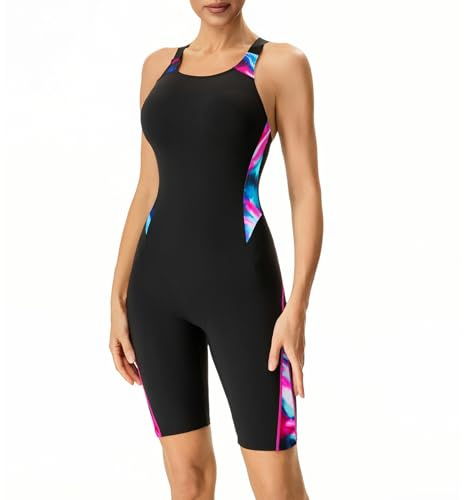 Veranobreeze Maillot de Bain Femme 1 Pieces Racerback Sport Swimsuit