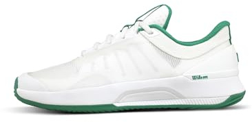 WILSON Intrigue Tour Women's Padel Shoe - White/White/Bosphorus, Size 8.5 US