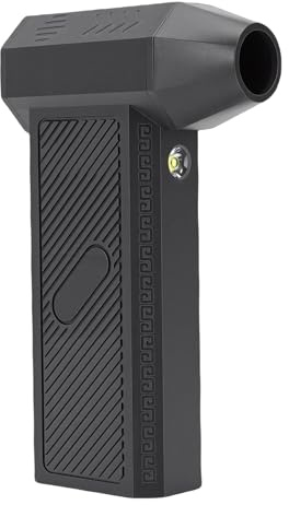 OPPWONG Spolverino Elettrico, Soffiatore Senza Fili da 130000 Giri/min, Soffiatore con Ugello Magnetico con 3 velocità Regolabili e Ricarica Rapida di Tipo C, Ideale per Tastiera, Computer, Auto,