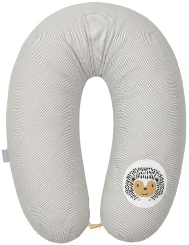 sei Design Stillkissen 170×30 cm – ergonomisch geprüftes Unterstützungskissen – EPS-Mikroperlenfüllung fein wie Sand – regulierbare Füllmenge – Premium-Baumwollbezug – waschbar – Made in Germany