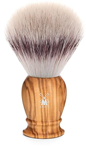 MÜHLE Rasierpinsel, Silvertip Fibre, Handarbeit, X-large, Griff aus Olivenholz