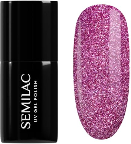 Semilac UV Nagellack Hybrid 462 Pink Bubbles 7ml Kollektion Flash