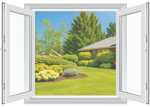 MYCARBON Moustiquaire Fenêtre Sans Perçage 110x130cm, Toile Moustiquaire Filet Fenêtre Anti Moustique avec Bande Adhésive Store Auto Agrippante, Découpable à la Dimension Souhaitée, 1 Pièce, Blanc