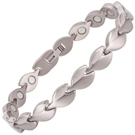 Bracelets de cheville magnétiques en titane pour femmes bijoux 24cm / 8mm