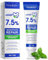 Hydroxylapatit Zahnpasta 120g Tube - Fluoridfreie Zahncreme ohne Fluorid mit 7,5% Hydroxylapatit für Zahnschmelzschutz & Remineralisierung, Sanfter Minzgeschmack, Tägliche Zahnpflege mit lang anhalten