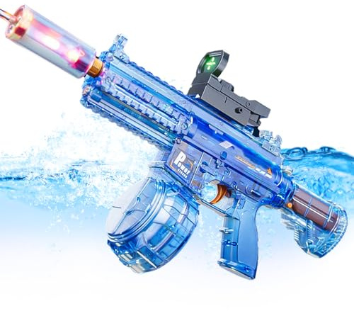 Potente Pistola de Agua Eléctrica,Pistola de Agua para Niños,Juguetes de Piscina,Alta Capacidad,Summer Pool Beach Party Toys,para Niños Adultos