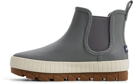 Sperry Women's Torrent Chelsea Rain Boot, Grey, 8.5