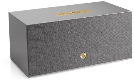 Audio Pro C20W Altoparlante Stereo Multiroom Wireless 190W Amplificatore Classe D HDMI ARC, AirPlay 2, Google Cast, Bluetooth 5.0, Ingresso Phono, Uscita Subwoofer (Grigio)