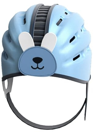 POENVFPO Baby Helmet, Adjustable Breathable Soft Anti Collision Toddler Safety Head Protector with Ventilation Holes, for Crawling and Walking 0 to 48 Months