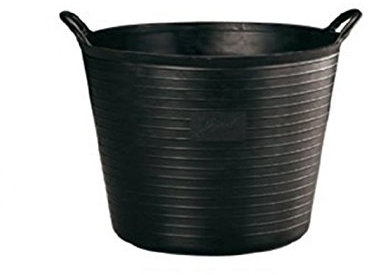 JARDIN202 - Espuerta de plastico de 25L Negro