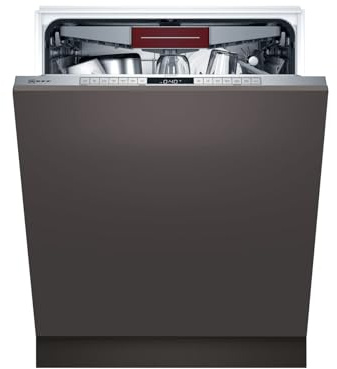 NEFF S197TCX00E, N 70, Smarter Geschirrspüler Vollintegriert, 60cm, Made in Germany, 6 Programme für mehr Komfort, Zeolith-Trocknung, höhenverstellbare Oberkorb, EmotionLight, TimeLight