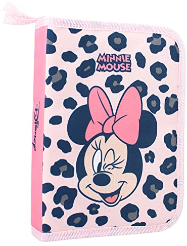 Gefüllte Federtasche | Disney Minnie Mouse | Kinder Federmappe | Schule