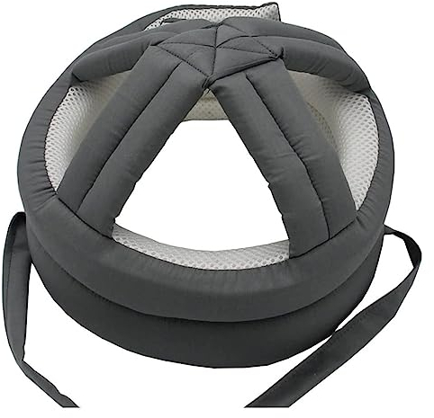 BLUEZY Casco de Protección Anticaída para La Cabeza, Casco de Seguridad Ajustable Protección de Cabeza de Anciano, Sombrero Protector Transpirable para Ancianos B