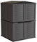Abri de Jardin Extérieur 5500L Gris - Cabane de Jardin Polypropylène 151x208x200 - Rangement Outils, Vélos, Mobiliers