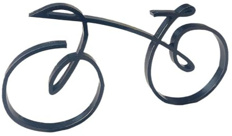 XFSRG Decoracion Hogar Escultura Artística De Bicicleta De Metal Minimalista para Entusiastas del Ciclismo Home Decoration Figuras Decorativas Adornos Salon