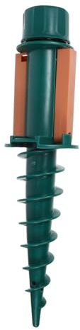 HIAKDOFT Soporte para Sombrilla de Playa Resistente al Viento Base de para Suelo Fácil de Instalar Accesorio y Portátil para Parasoles Exteriores
