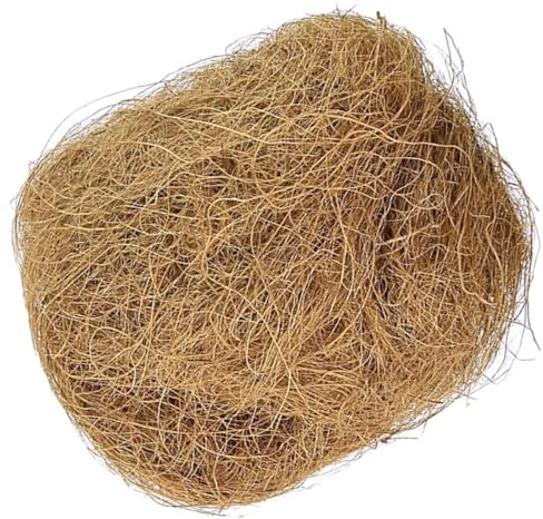 HOODANCOS Tapis de Nidification en Fibre Naturelle de Cocotier 100G pour Oiseaux Pigeons et Petits Animaux Coussin Chauffant Écologique et Stérilisé Fournitures pour Nid D’Animaux de
