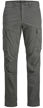 Jack & Jones Pantaloni Cargo Male Tapered Fit Pantaloni Cargo, Sedona Sage, 31W x 34L