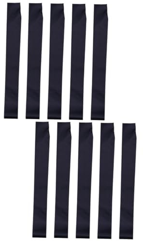 PACKOVE 10 Stk Zeremonieller Gürtel Weißer Korsettgürtel Multifunktions-partyschärpe Leere Geburtstagsschärpe Zarte Diy-party-schärpe Korsettgürtel in Übergröße Stoff Gewöhnliche