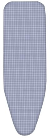 Bügelbrettbezug 140X45 Blaues Gitter Mit Wärmereflexion Und Schnellbügelfunktion, bezug bügelbrett Ausgestattet Mit Zugseil Und Polsterung, Hitzebeständig,Waschbar