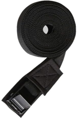 Luggage Cargo Tie Down Strap With Buckles 2.5x300cm 200lbs Load Heavy Duty Lashing Strap For Motorcycle Cargo Luggage Vehicle Securing