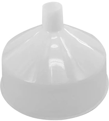 Embudo de boca Embudo de plástico de 1, 5 l para llenado de cocina botellas de aceite y cerveza de 10, 2 pulgadas de ancho