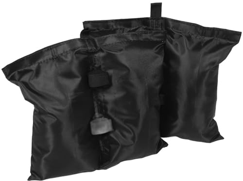 Sacchi Appesantiti per Tenda da Esterno, 2 Pezzi, Urea Nero | Pesi per Patio ad Alta Resistenza, Pesi Baldacchino e Umbrella Weights, Festa Estiva