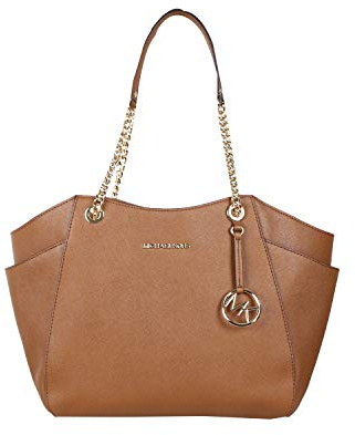 Michael Kors Jet Set da viaggio grande catena in pelle tracolla Tote Bag Bagagli