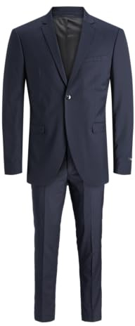 JACK & JONES Jprsolaris Suit Noos Abito in Due Pezzi, Blu (Dark Navy), 56 Uomo