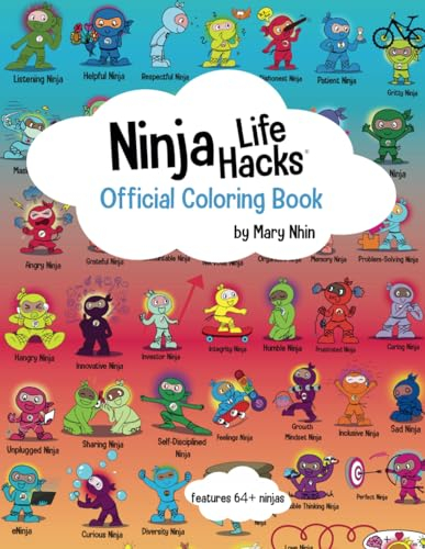 Ninja Life Hacks Coloring Book