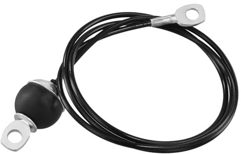 QWORK® 1.5m Câble en Acier avec Balle à Gravité pour Poulie Musculation de Poids, Attachement de Machine à câble, Capacité de Charge de 100 kg