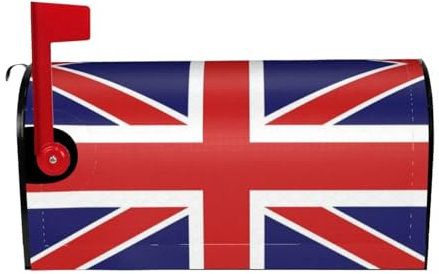 English Flag Print Mailbox Covers,Outdoor Decor,Unique Oxford Cloth Design For Easy Recognition And Protection