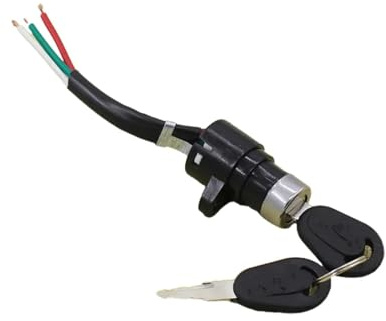 Interruttore Accensione Chiave Accensione Universale Motocicletta Bicicletta Elettrica Blocco Alimentazione Bici Elettrica Chiave Accensione Scooter Elettrico(S)
