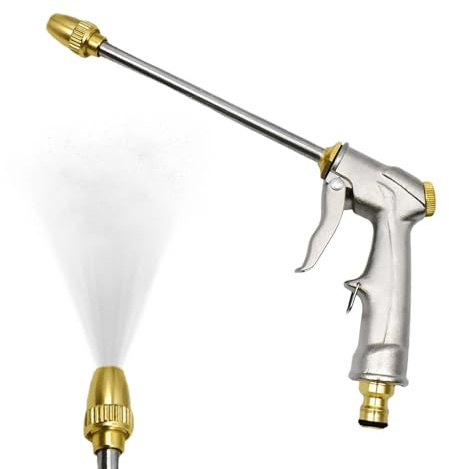 Embout d'arrosoir Haute Pression - Outil de Nettoyage Robuste,Embout Rotatif pour Tuyau d'arrosage - pour Voiture, mobilier extérieur, Sol, Jardin, terrasse