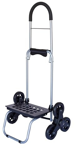 dbest products Stair Climber Trolley Dolly Personal Dolly, Black Handtruck Hardware Garden Utility Cart