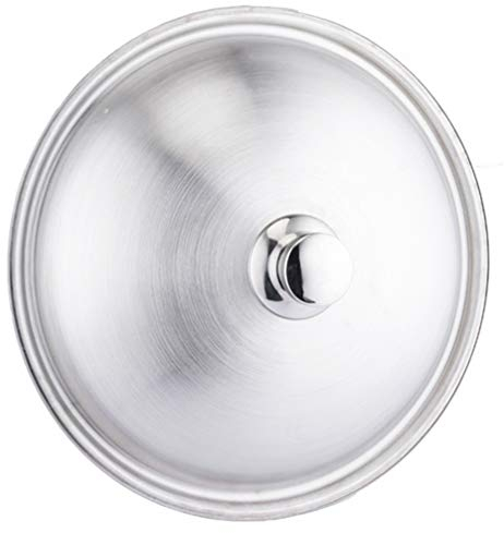 Cabilock Pfannendeckel Edelstahl Deckel Ersatz Durchmesser 32cm Universeller Topfdeckel Kochdeckel Topf Pfanne Kochgeschirr Ersatzdeckel Zubehör