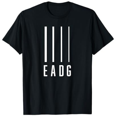 EADG 4 cordes pour bassiste ou bassiste T-Shirt