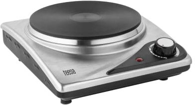 Fornello elettrico portatile con bruciatore singolo, in acciaio inox, Teesa 1500 W TSA0202