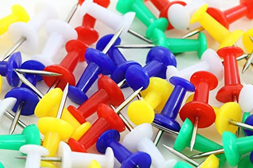 Requisite Needs Push cork board Pins Drawing Pins for Cork Notice Board Thumb Tacks (120 Pins)