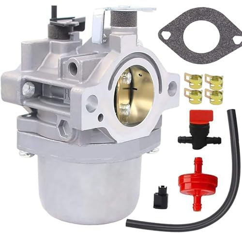 Ewillownm Compatible avec LMT 5-4993 799728 Carburateur avec joints pour LMT 5-4993 Briggs & Stratton 498027 499161 498231 494502 494392 495706 699318 699737 699856 699896-28V707 Carburateur
