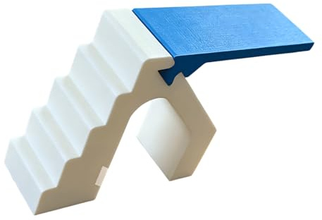 Mekalero Swimming Pool Accessories Diving Board with Stair Model Figurinie for Miniature Model Project Scene Display Miniature Furniture