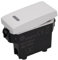 A2ZWORLD Interruttore Unipolare, 1P 16A 220V, Compatibile Con Bticino Living, Compatibile Con Vimar Plana (Bianco, Con Indicatore Luce Led)