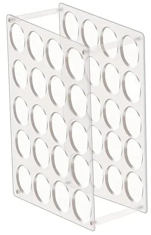 Dickly Estante de Almacenamiento de Vinilo, Soporte para Rollos de Vinilo, Organizador de Rollos de Vinilo Transparente portátil de acrílico, Organizador de